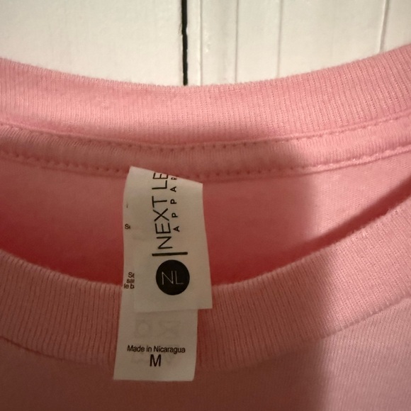 Next Level “Chosen” Christian Graphic Tee | Size Medium | Light Pink - Picture 3 of 4